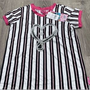 Girls' JoJo Siwa J-Team Referee Short Sleeve Graphic T-Shirt